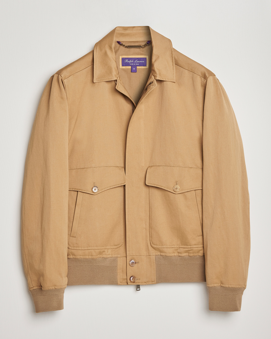Mies | Kauluspaidat | Ralph Lauren Purple Label | Harrington Jacket Icon Khaki