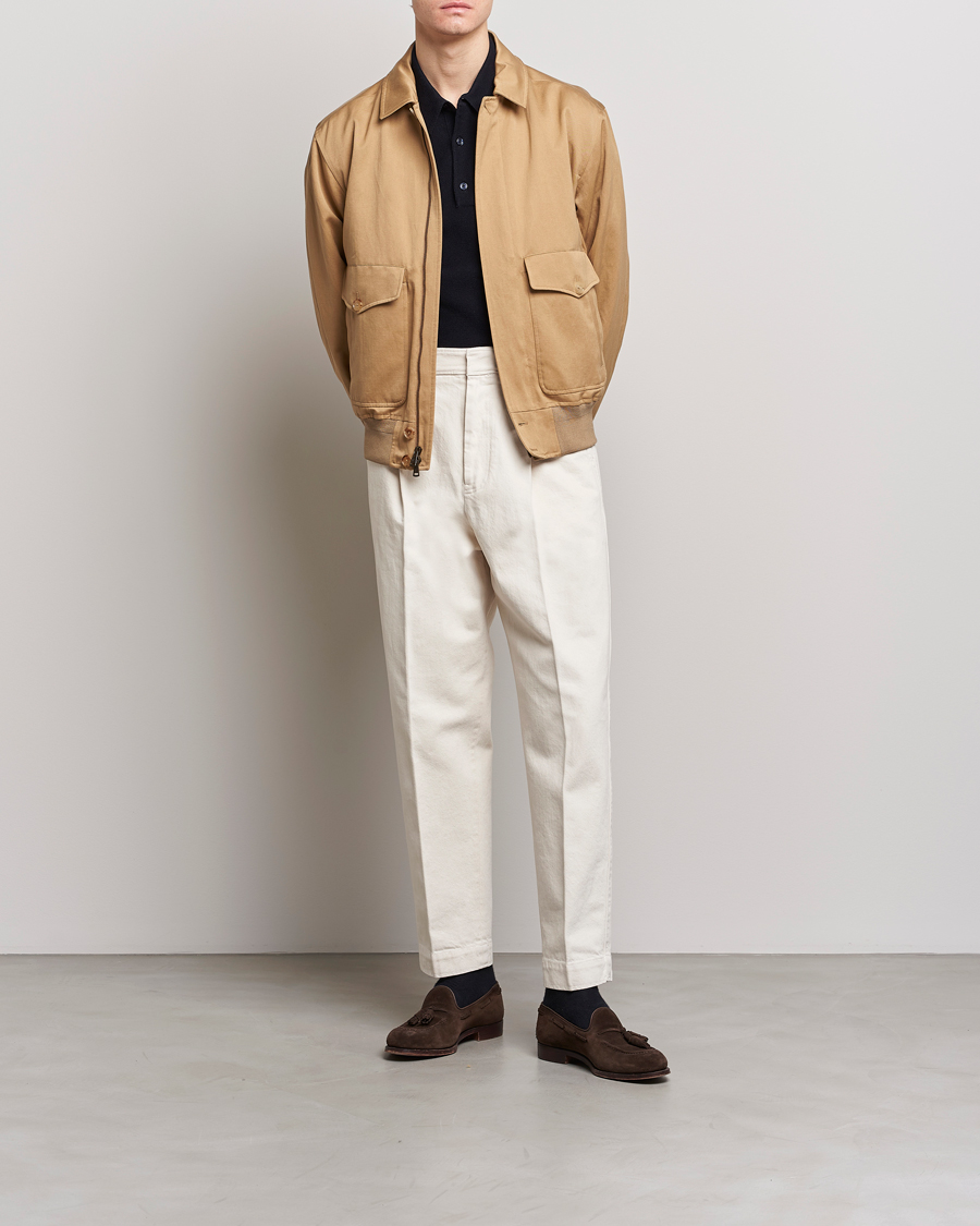 Mies | Kauluspaidat | Ralph Lauren Purple Label | Harrington Jacket Icon Khaki