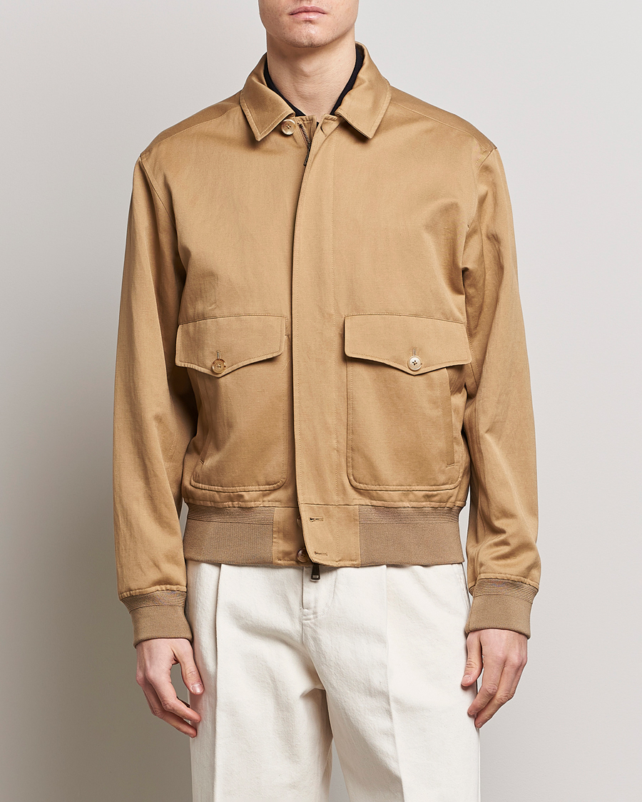 Mies | Overshirts | Ralph Lauren Purple Label | Harrington Jacket Icon Khaki