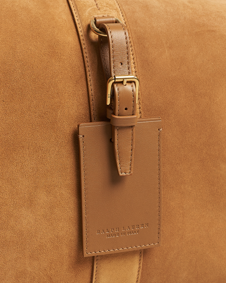 Mies | Ralph Lauren Purple Label Large Suede Duffelbag Fawn | Ralph Lauren Purple Label | Large Suede Duffelbag Fawn