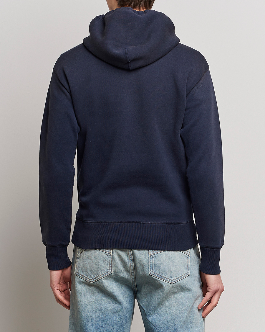 Mies | Puserot | RRL | Hooded Pullover Faded Navy