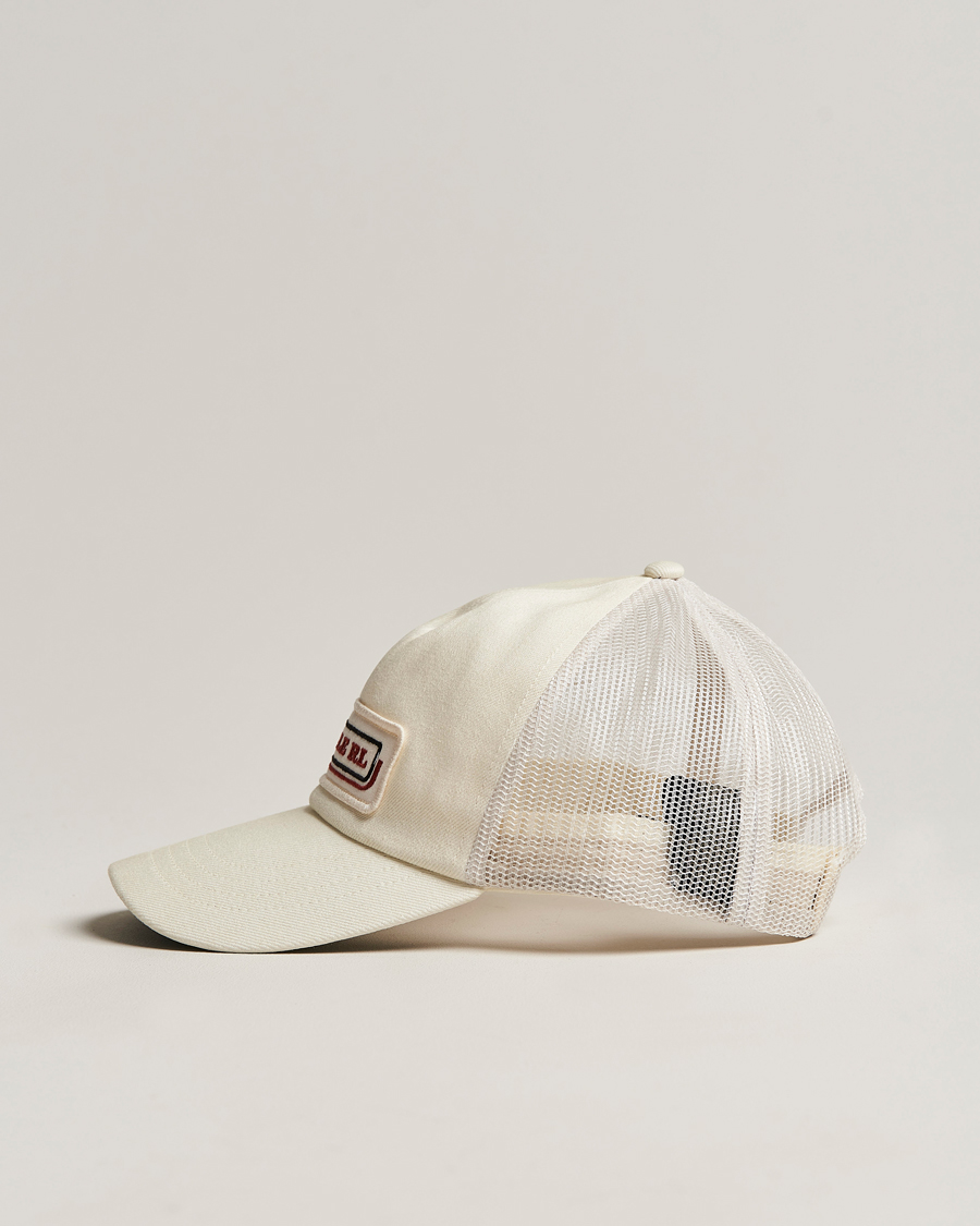 Mies | RRL Mesh Trucker Cap White | RRL | Mesh Trucker Cap White