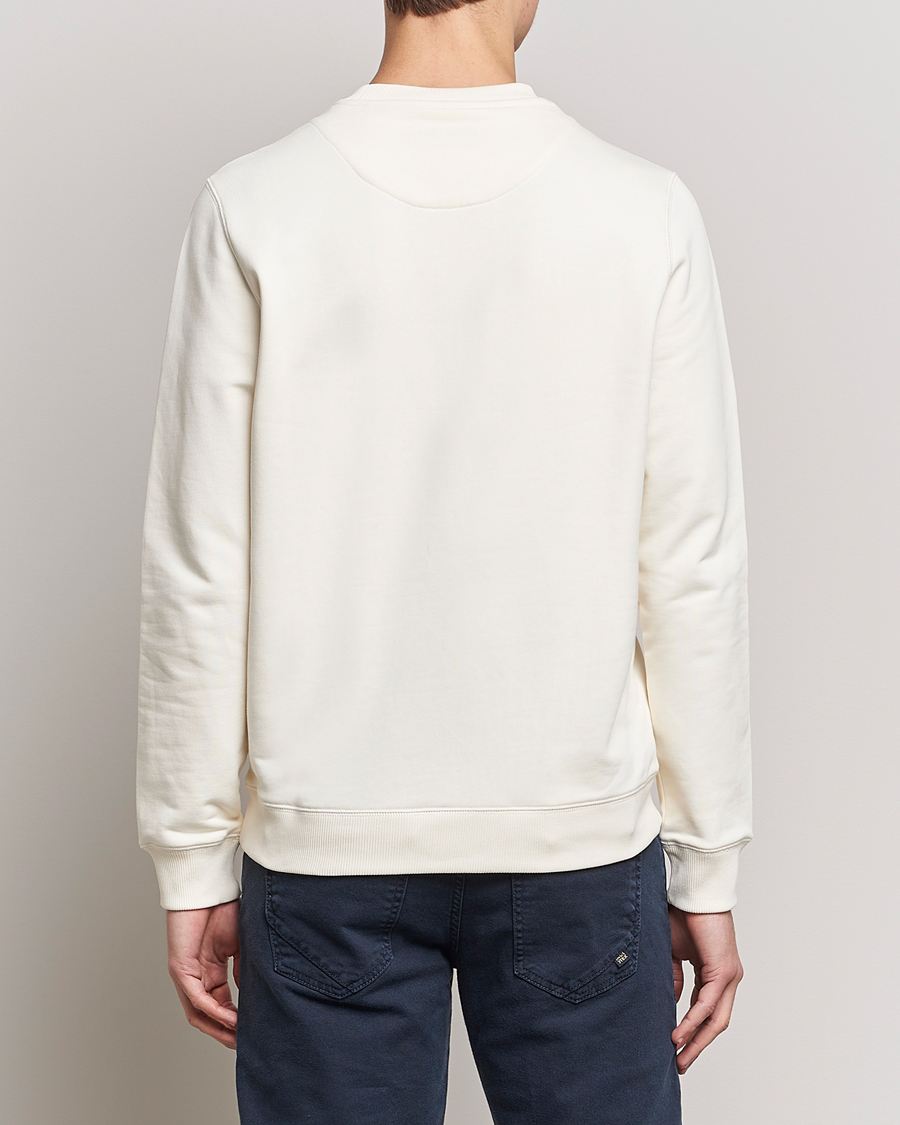 Mies | Puserot | Stenströms | Cotton Collage Crew Neck White
