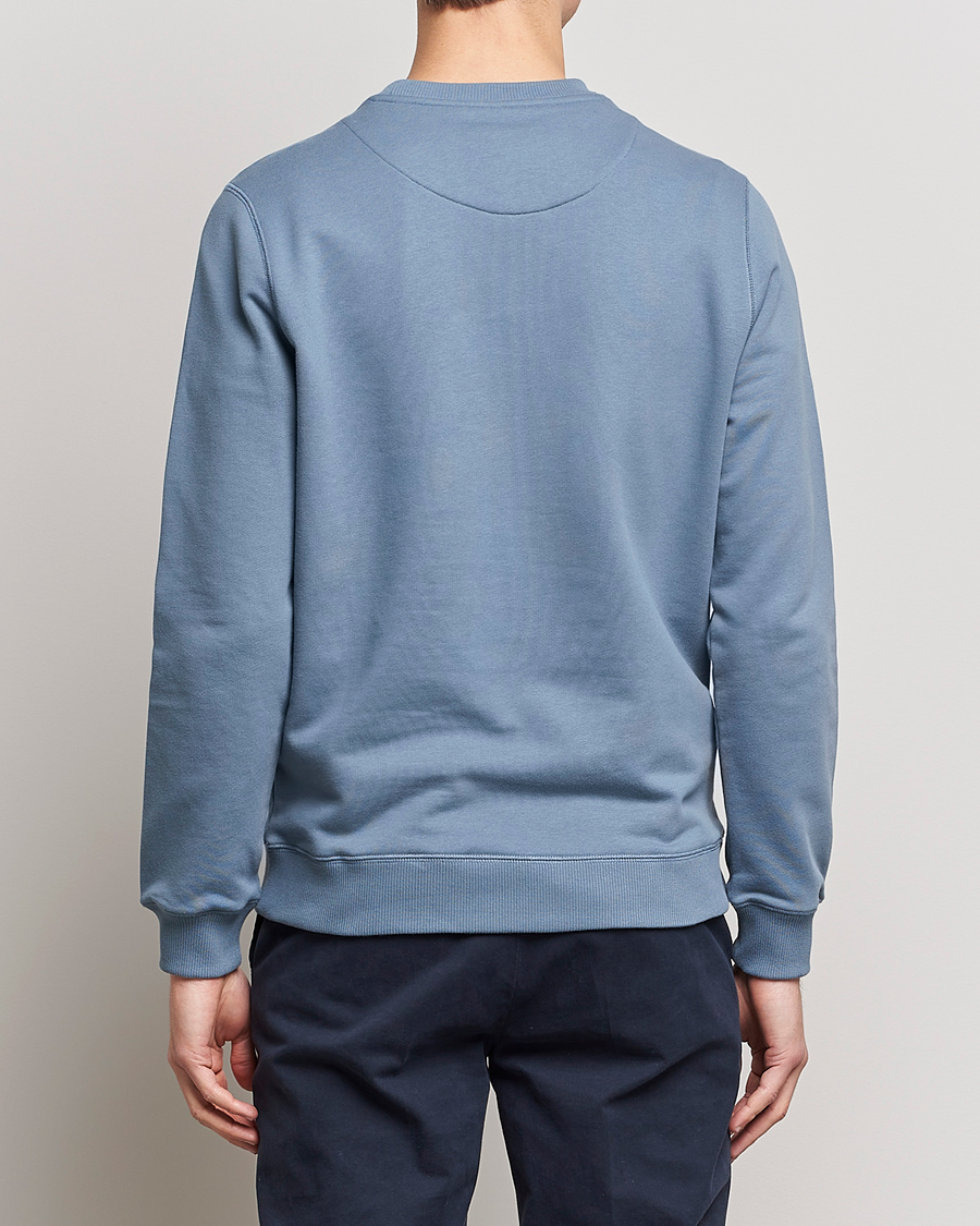 Mies | Puserot | Stenströms | Cotton Collage Crew Neck Blue