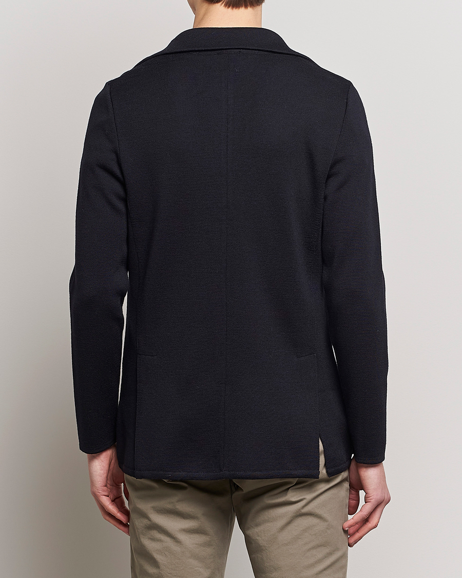 Mies | Pikkutakit | Stenströms | Milano Knitted Merino Blazer Navy