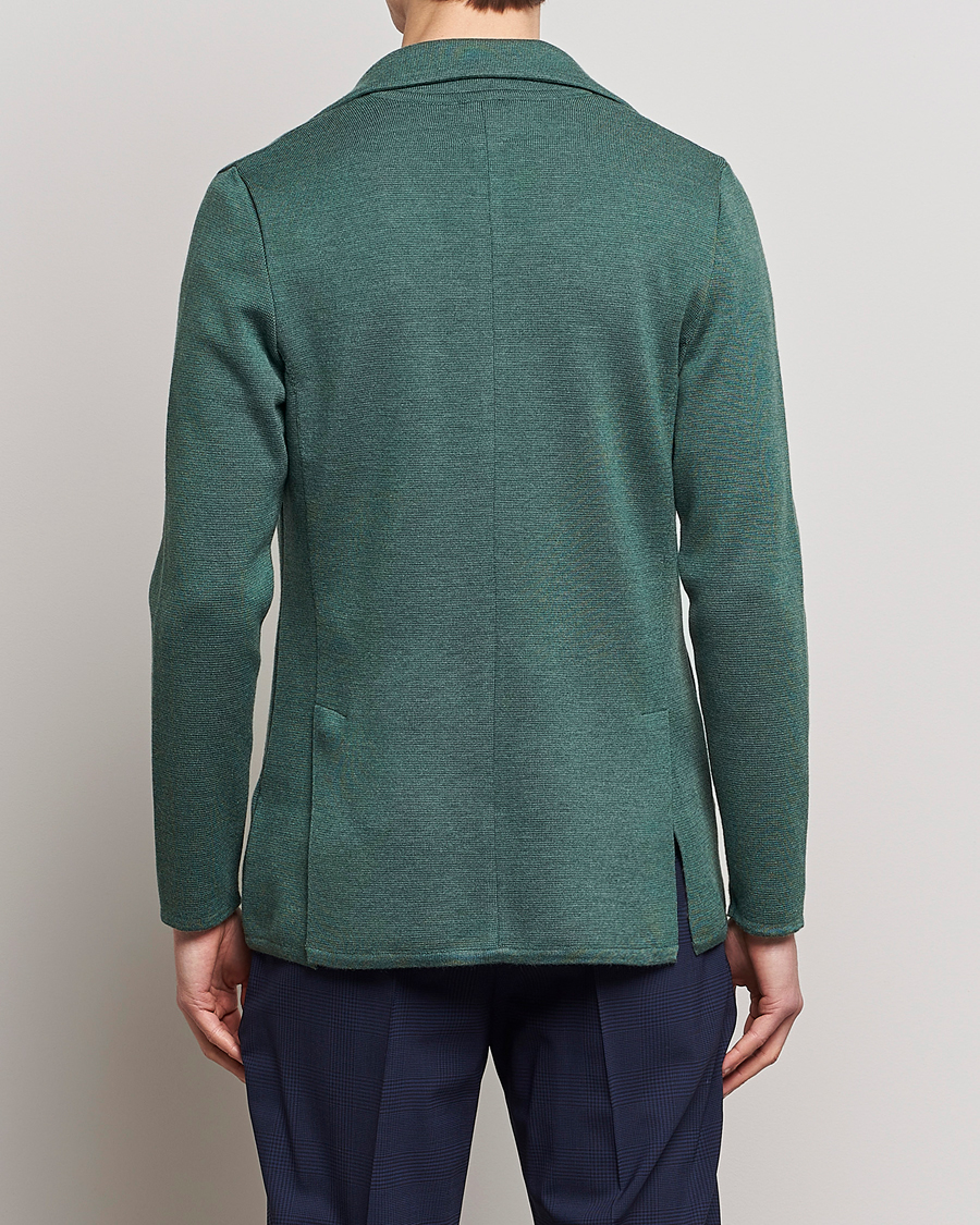 Mies | Pikkutakit | Stenströms | Knitted Merino Blazer Green