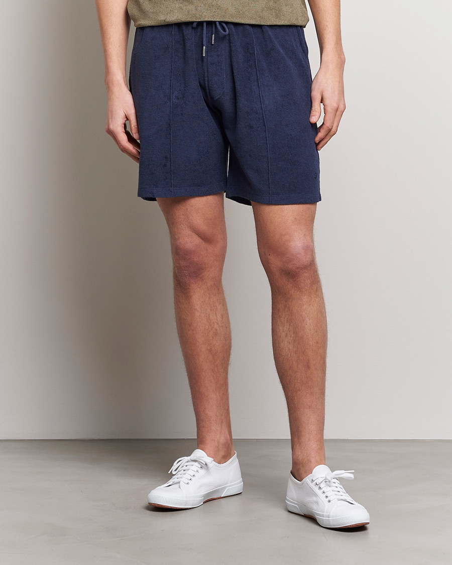 Mies |  | Stenströms | Terry Cotton Shorts Navy