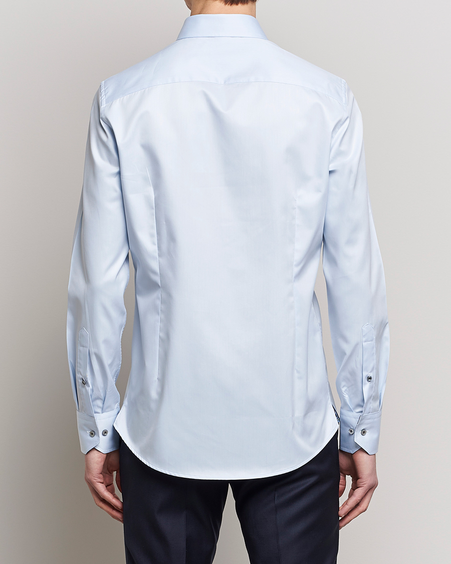 Mies | Kauluspaidat | Stenströms | Slimline Cut Away Contrast Shirt Blue