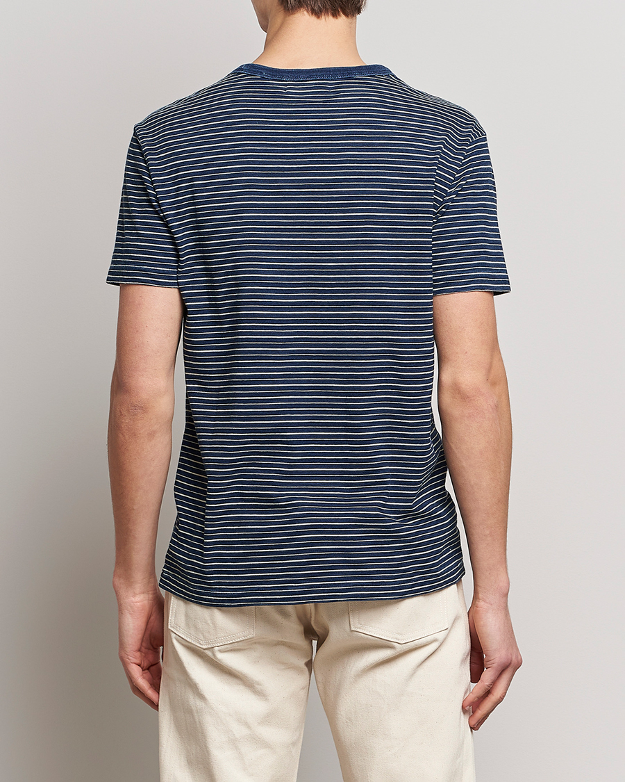 Mies | T-paidat | RRL | Washed Tee Black Indigo