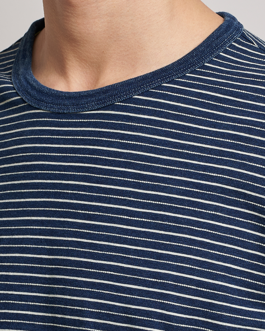 Mies | T-paidat | RRL | Washed Tee Black Indigo