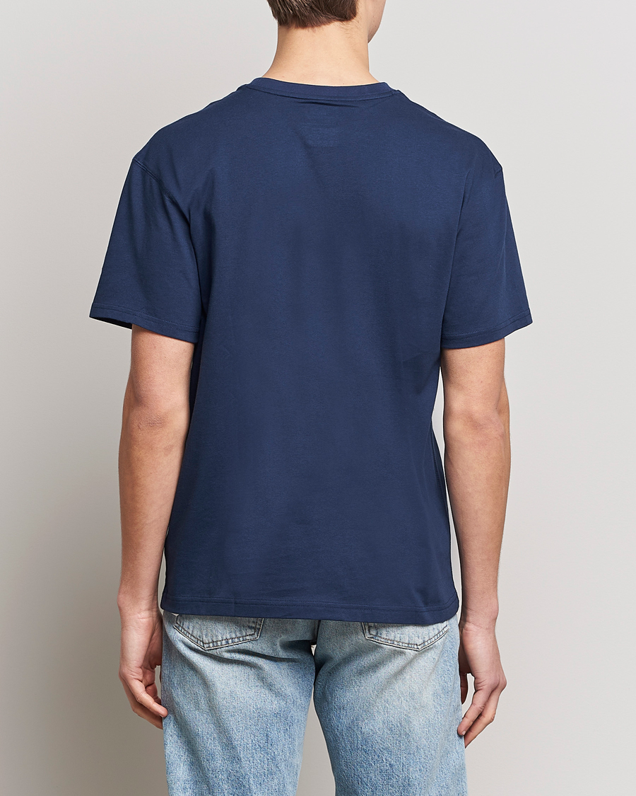 Mies | T-paidat | New Balance | Cotton T-Shirt Natural Indigo
