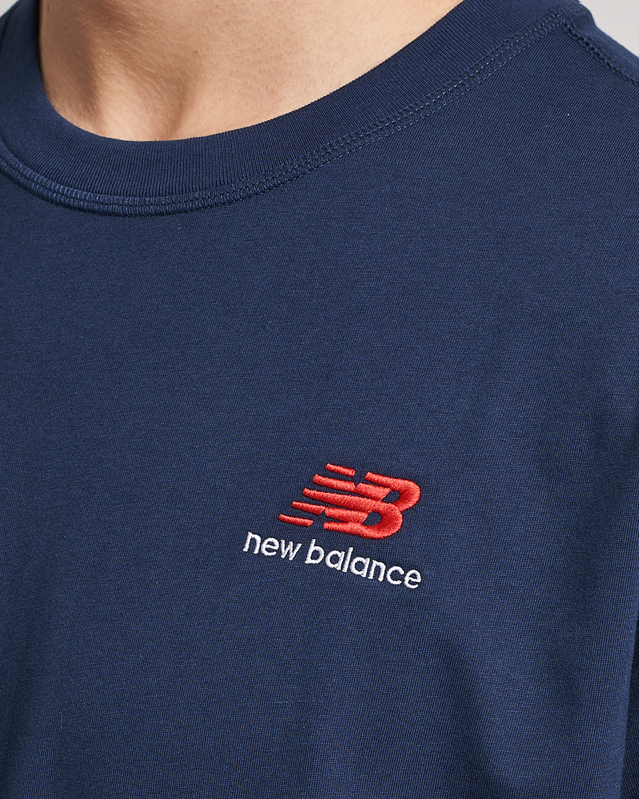Mies | T-paidat | New Balance | Cotton T-Shirt Natural Indigo
