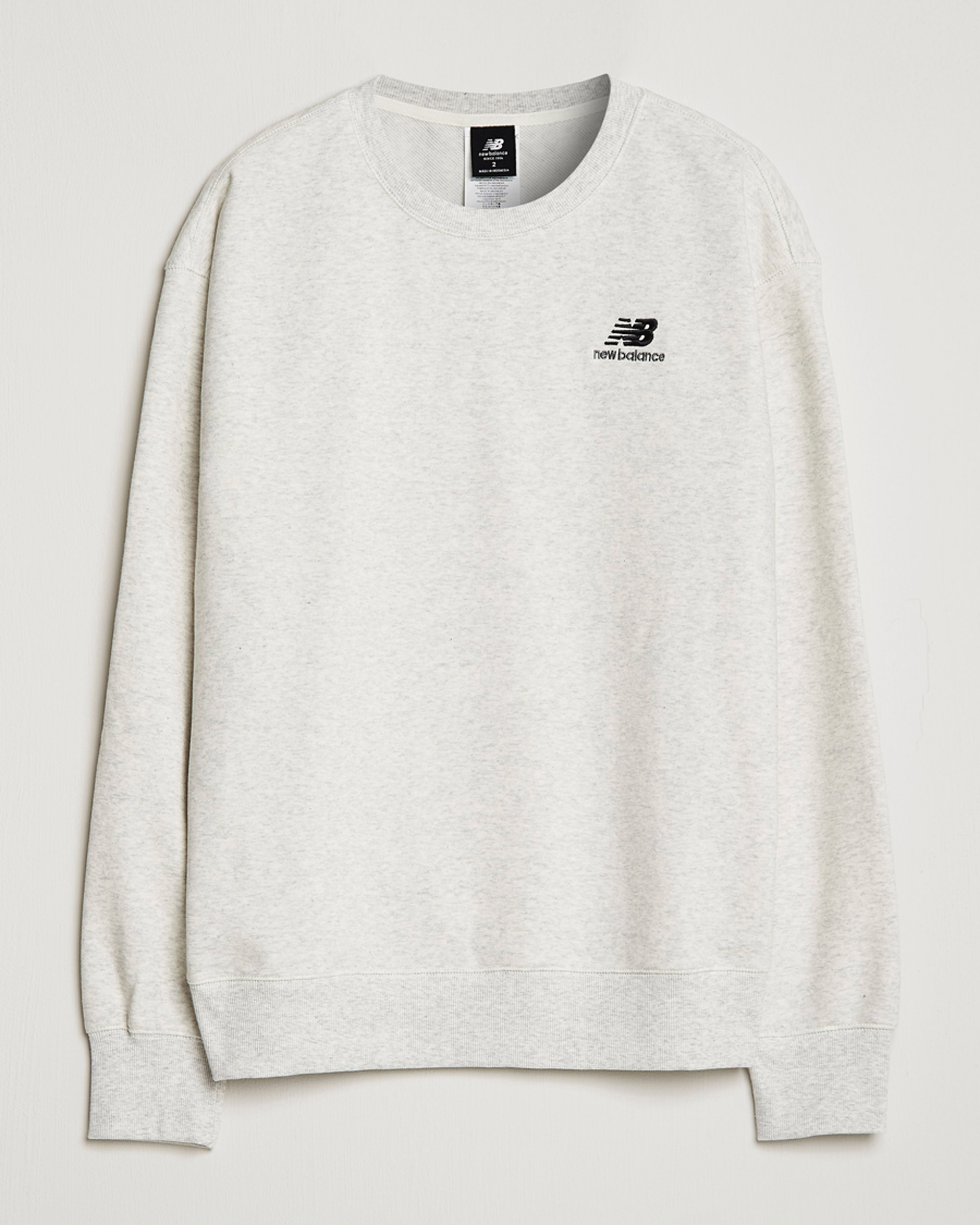 Mies | Puserot | New Balance | French Terry Sweatshirt Sea Salt Heather