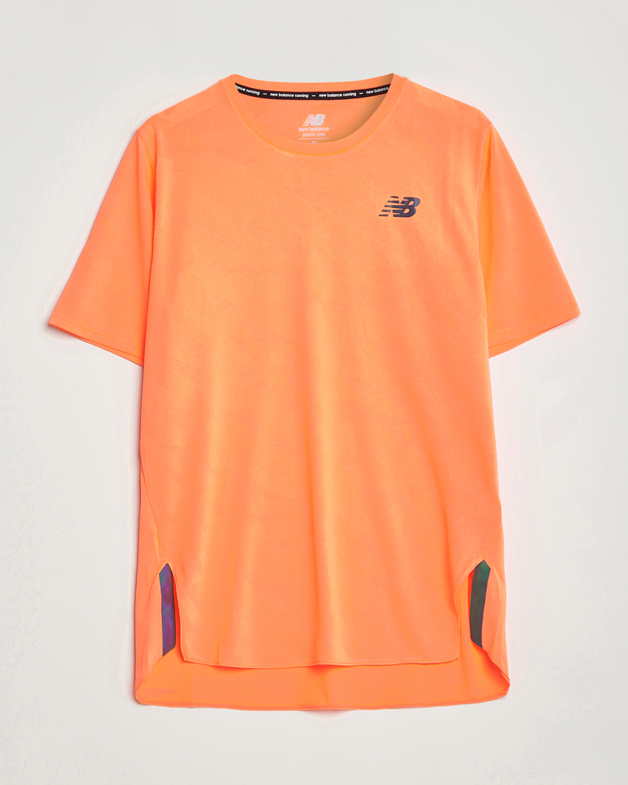 Mies | T-paidat | New Balance Running | Q Speed Jacquard T-Shirt Neon Dragonfly