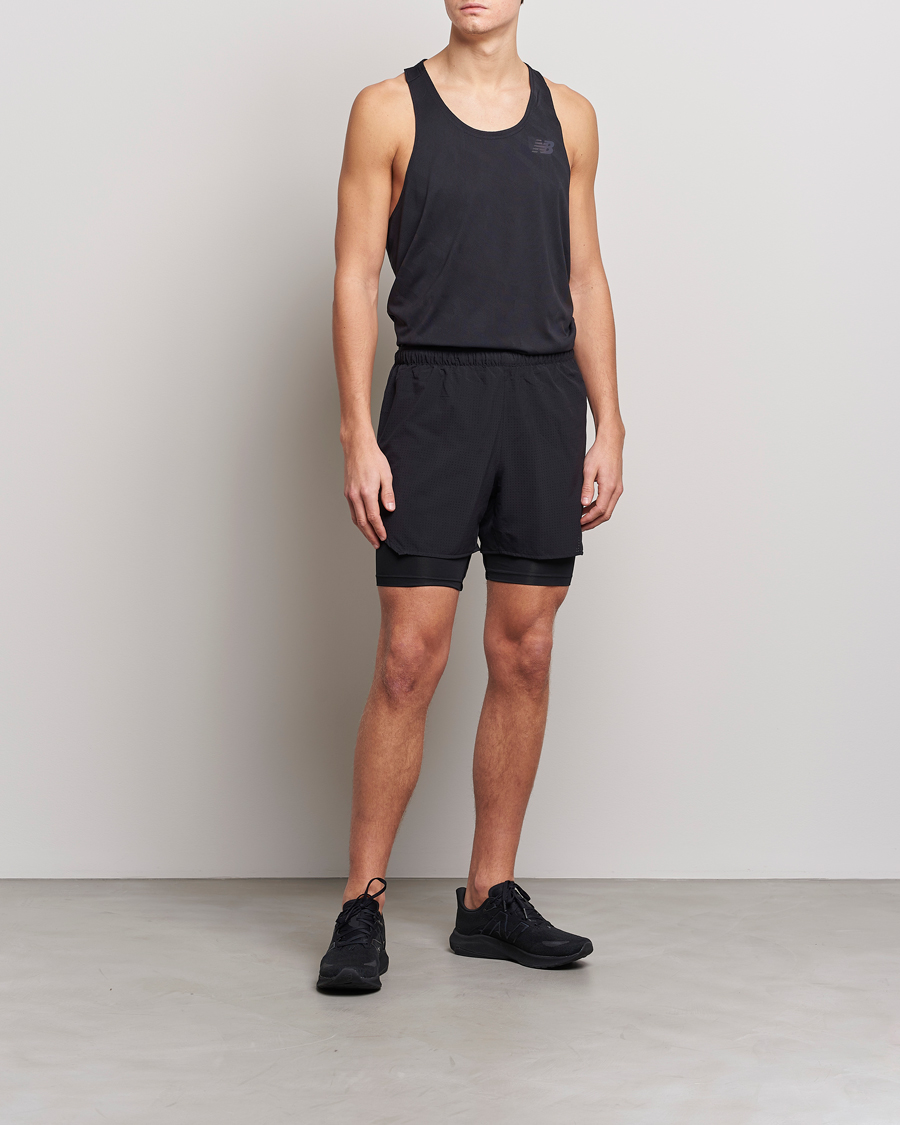 Mies | T-paidat | New Balance Running | Q Speed Jacquard Singlet Black