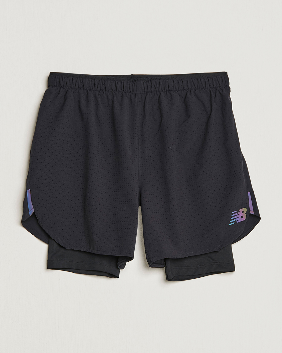 Mies | Shortsit | New Balance Running | Q Speed 2 in 1 Shorts Black