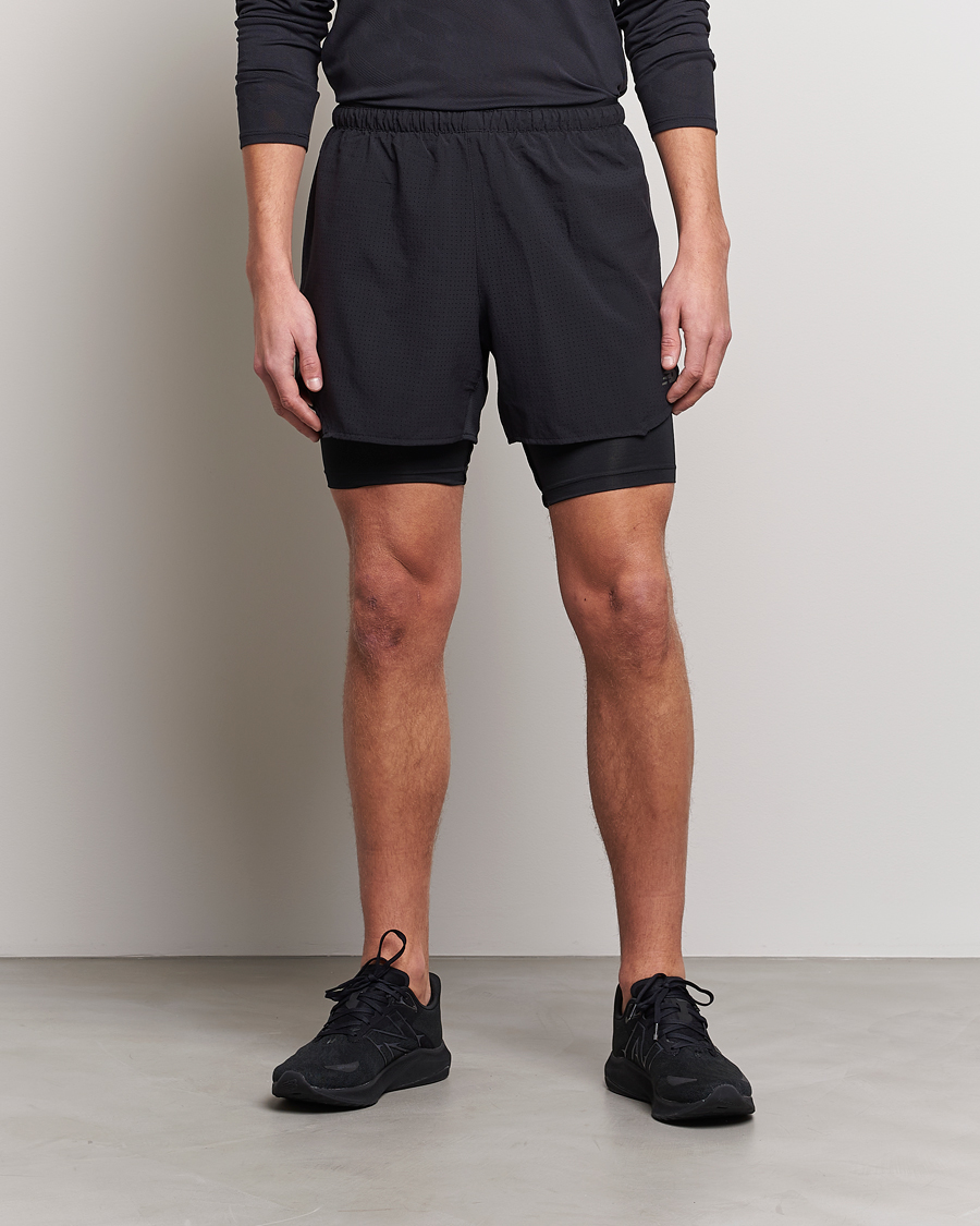 Mies | Shortsit | New Balance Running | Q Speed 2 in 1 Shorts Black