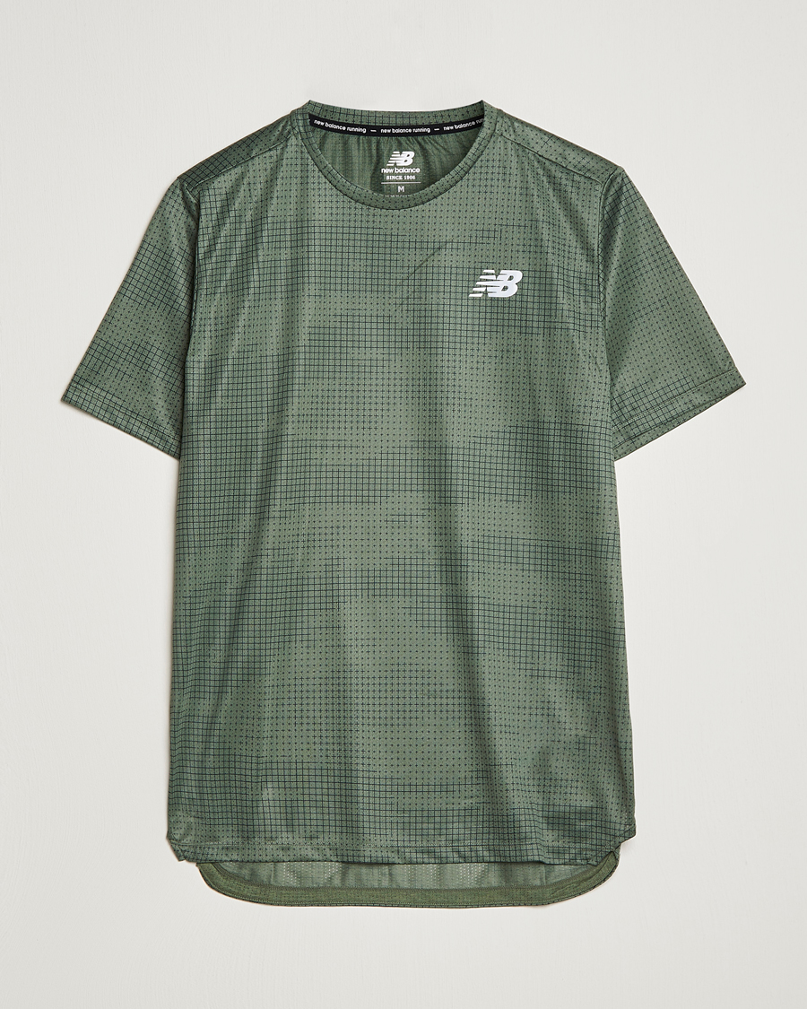 Mies | T-paidat | New Balance Running | Impact Run T-Shirt Deep Olive