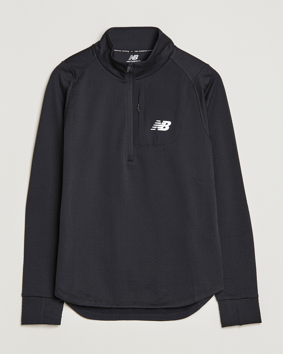 Mies | Puserot | New Balance Running | NB Heat Grid Half Zip Black