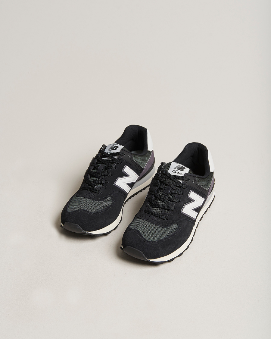 Mies | Mokkakengät | New Balance | 574 Sneakers Black/White