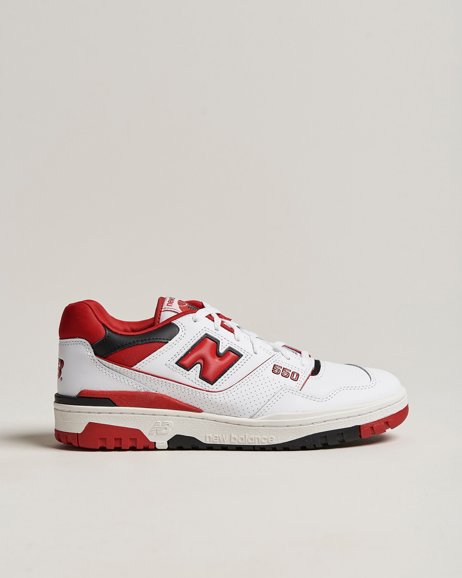 Mies | New Balance 550 Sneakers White/Red | New Balance | 550 Sneakers White/Red