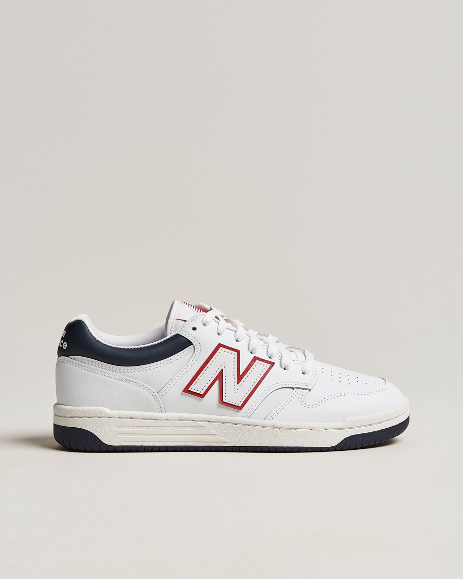 Mies | New Balance 480 Sneakers White/Navy | New Balance | 480 Sneakers White/Navy