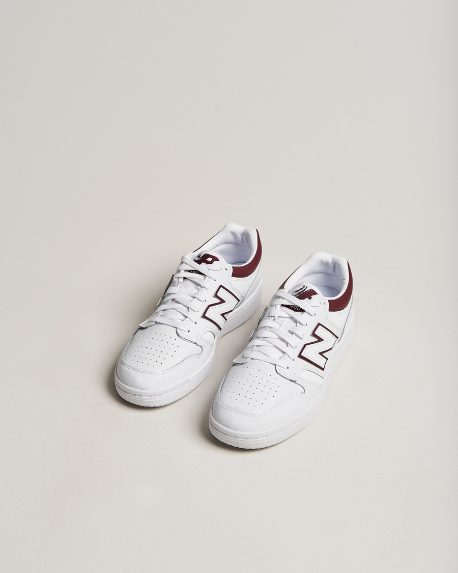 Mies | Valkoiset tennarit | New Balance | 480 Sneakers White/Burgundy