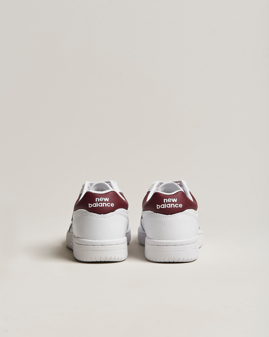 Mies | New Balance 480 Sneakers White/Burgundy | New Balance | 480 Sneakers White/Burgundy