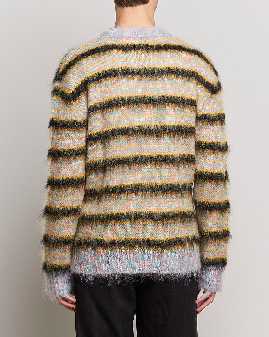 Mies | Puserot | Marni | Striped Mohair Cardigan Multicolor