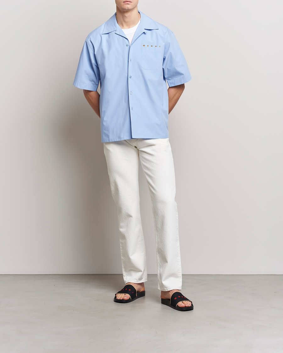 Mies | Kauluspaidat | Marni | Bowling Shirt Iris Blue