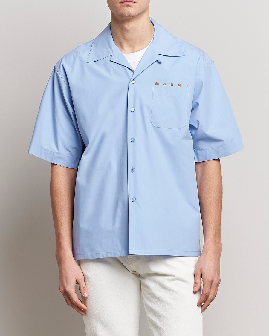 Mies | Kauluspaidat | Marni | Bowling Shirt Iris Blue