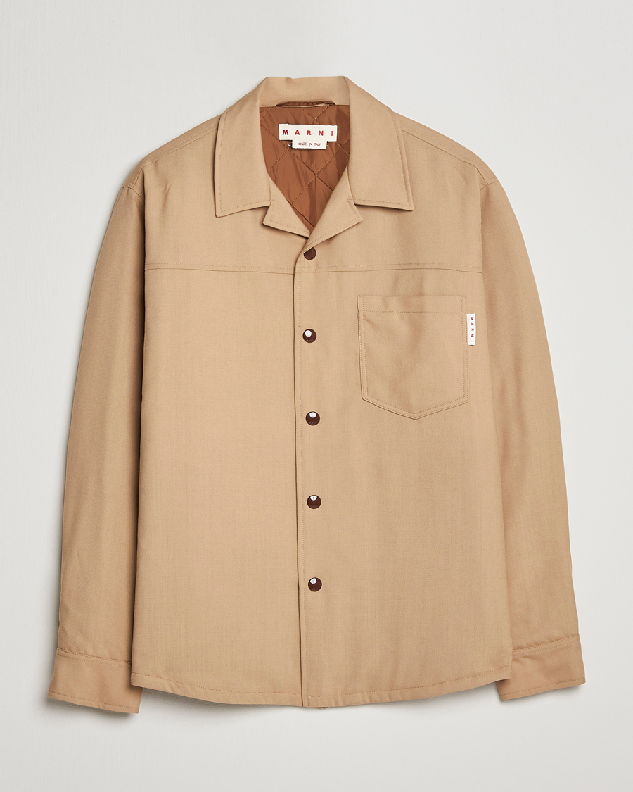 Mies | Takit | Marni | Virgin Wool Shirt Jacket Dijon