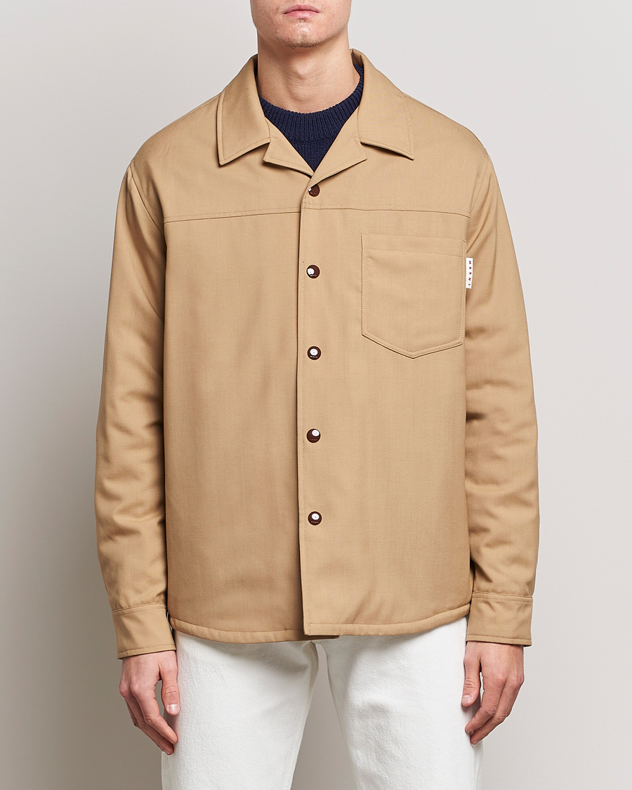 Mies |  | Marni | Virgin Wool Shirt Jacket Dijon
