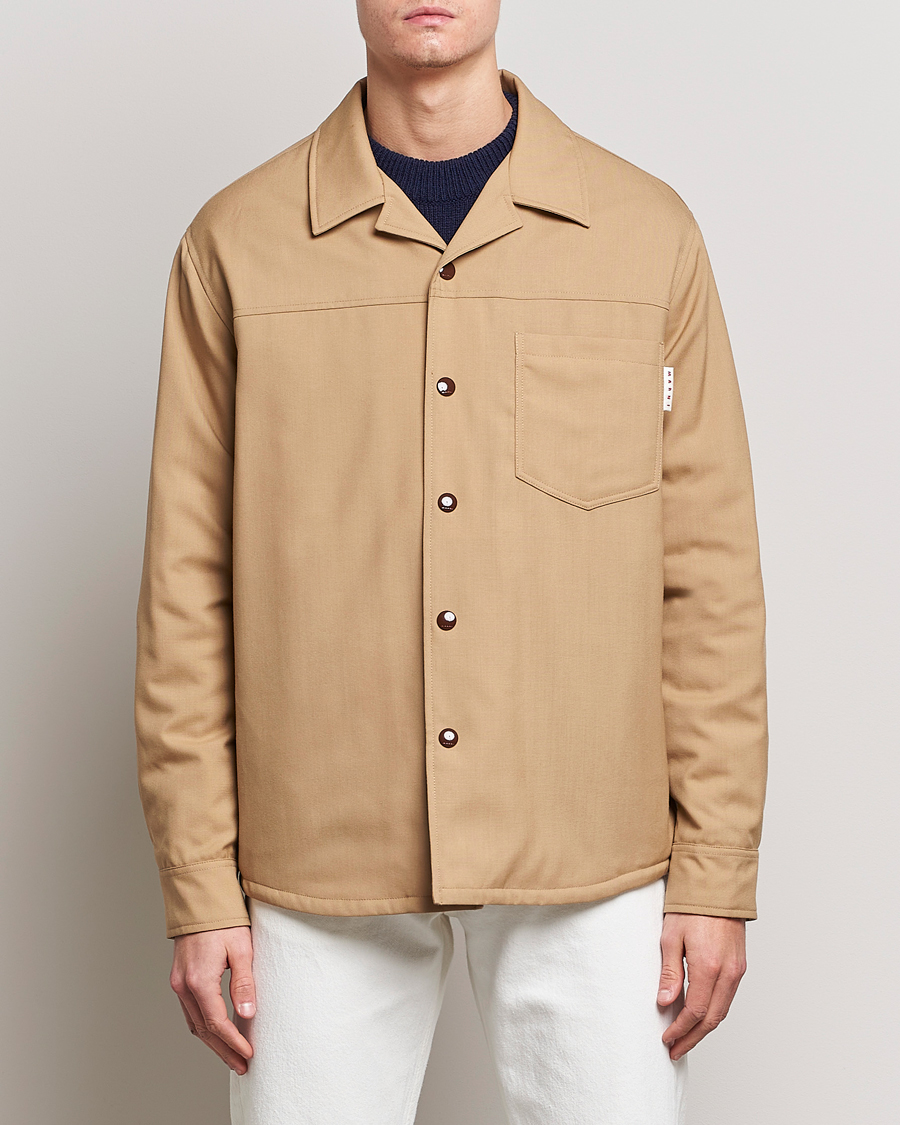 Mies | Takit | Marni | Virgin Wool Shirt Jacket Dijon