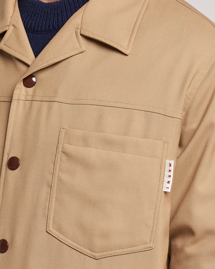 Mies | Takit | Marni | Virgin Wool Shirt Jacket Dijon