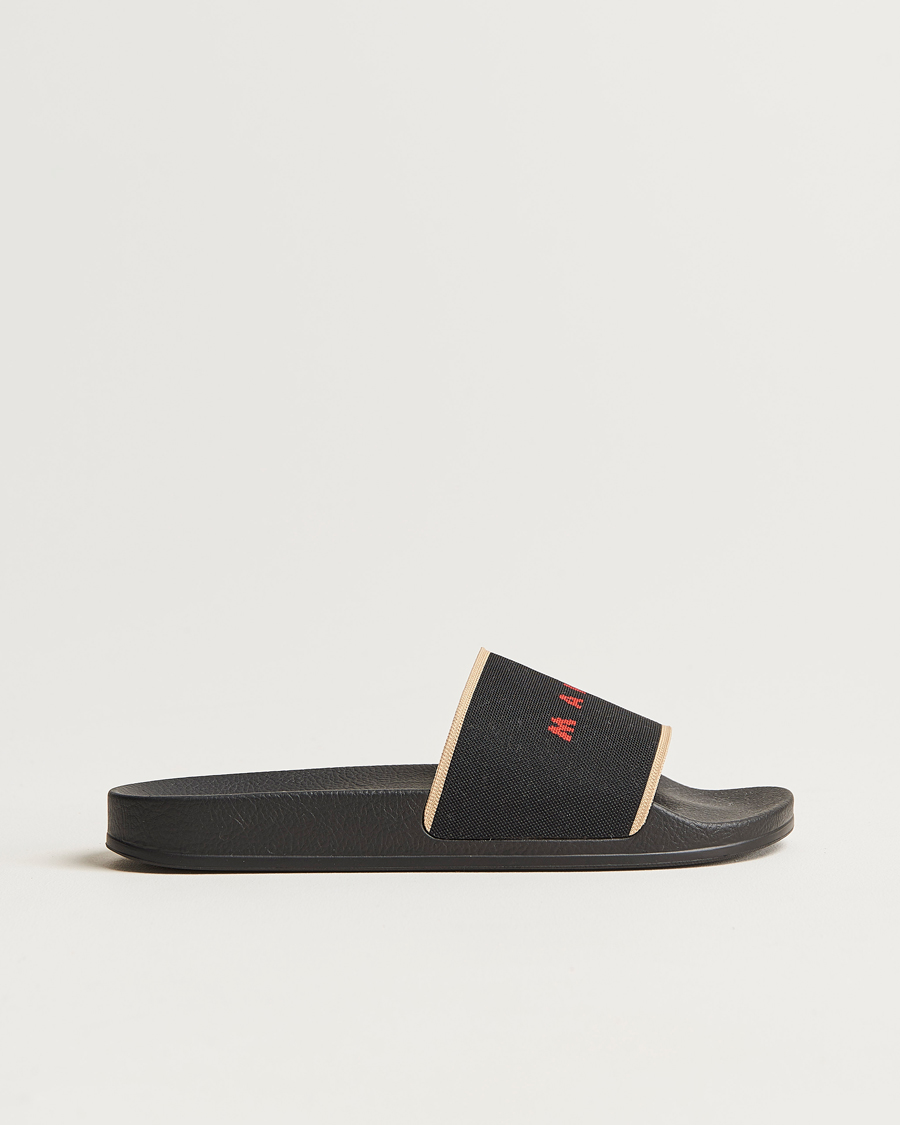 Mies | Marni Rubber Slides Black | Marni | Rubber Slides Black