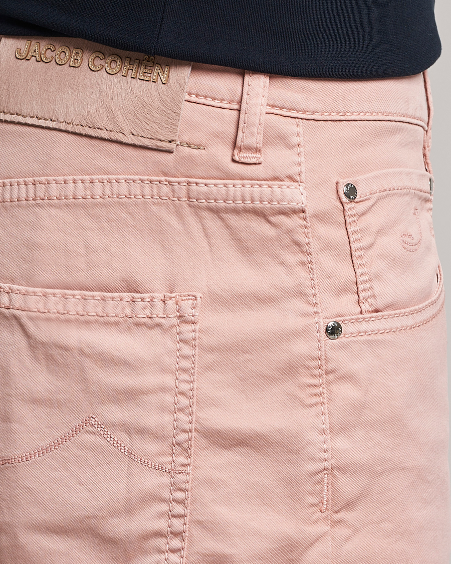 Mies | Shortsit | Jacob Cohën | Nicolas Cotton Twill Shorts Pink