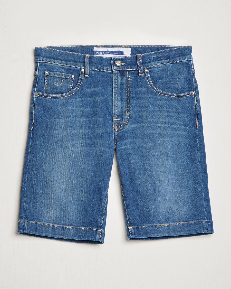 Mies | Shortsit | Jacob Cohën | Nicolas Jeans Shorts Light Blue