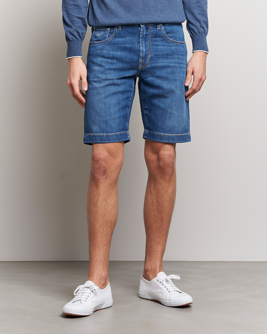 Mies | Chino-shortsit | Jacob Cohën | Nicolas Jeans Shorts Light Blue