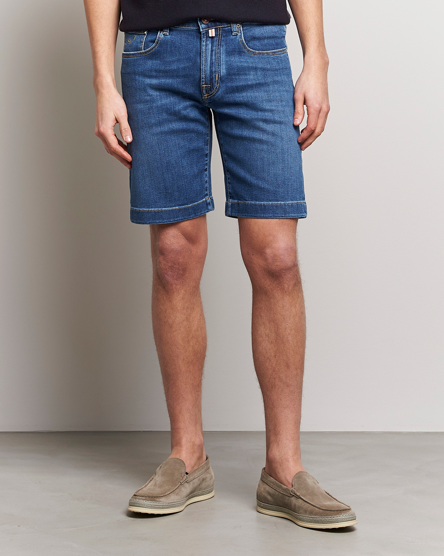 Mies | Chino-shortsit | Jacob Cohën | Nicolas Jeans Shorts Mid Blue