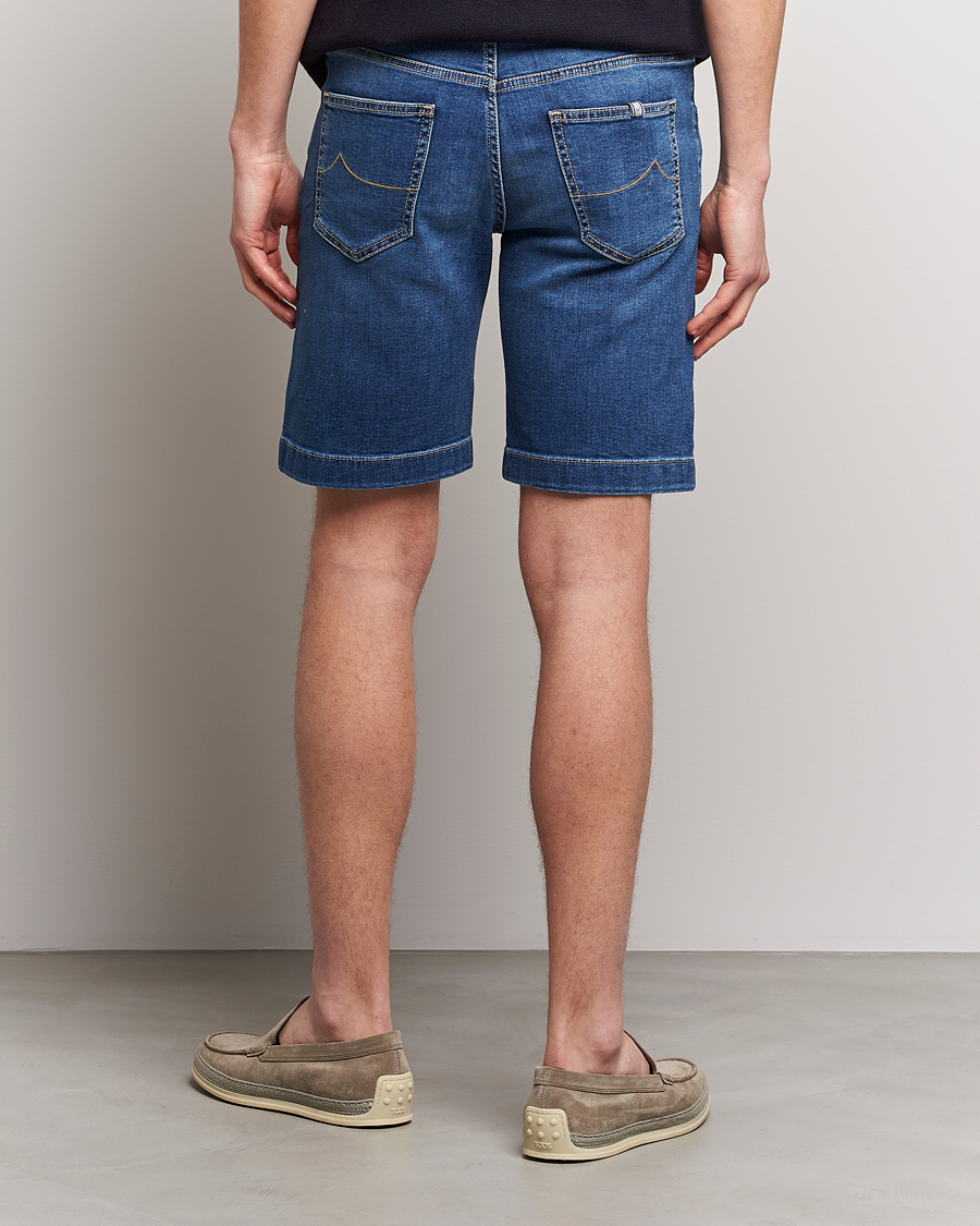 Mies | Shortsit | Jacob Cohën | Nicolas Jeans Shorts Mid Blue