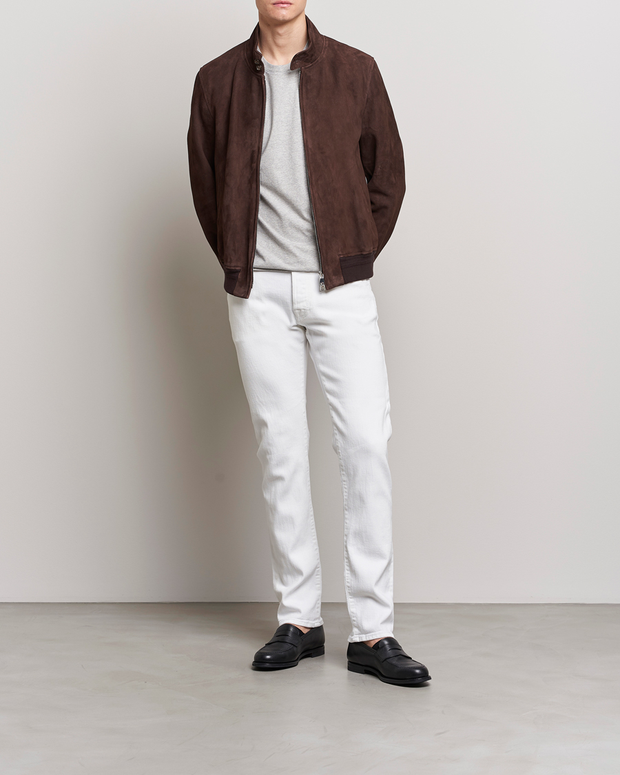 Mies | Farkut | Jacob Cohën | Nick Limited Edition Slim Fit Jeans White