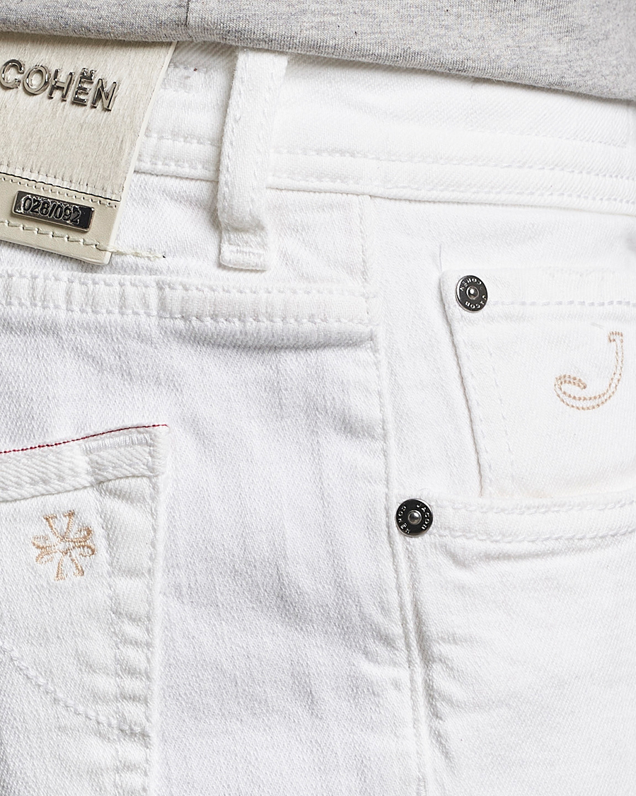 Mies | Farkut | Jacob Cohën | Nick Limited Edition Slim Fit Jeans White