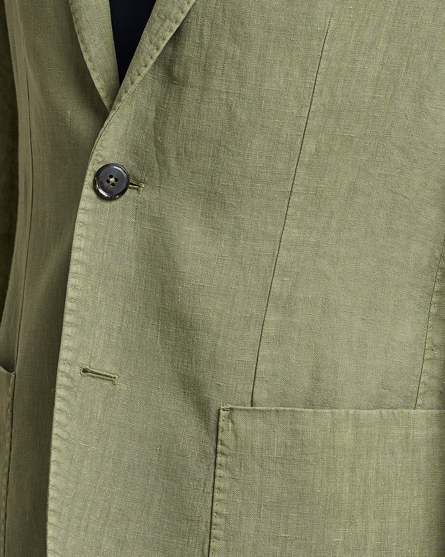 Mies | Pikkutakit | L.B.M. 1911 | Jack Regular Fit Linen Blazer Light Green