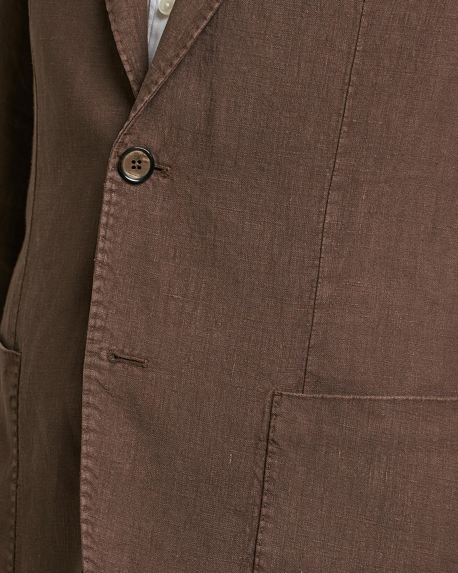 Mies | Pikkutakit | L.B.M. 1911 | Jack Regular Fit Linen Blazer Brown