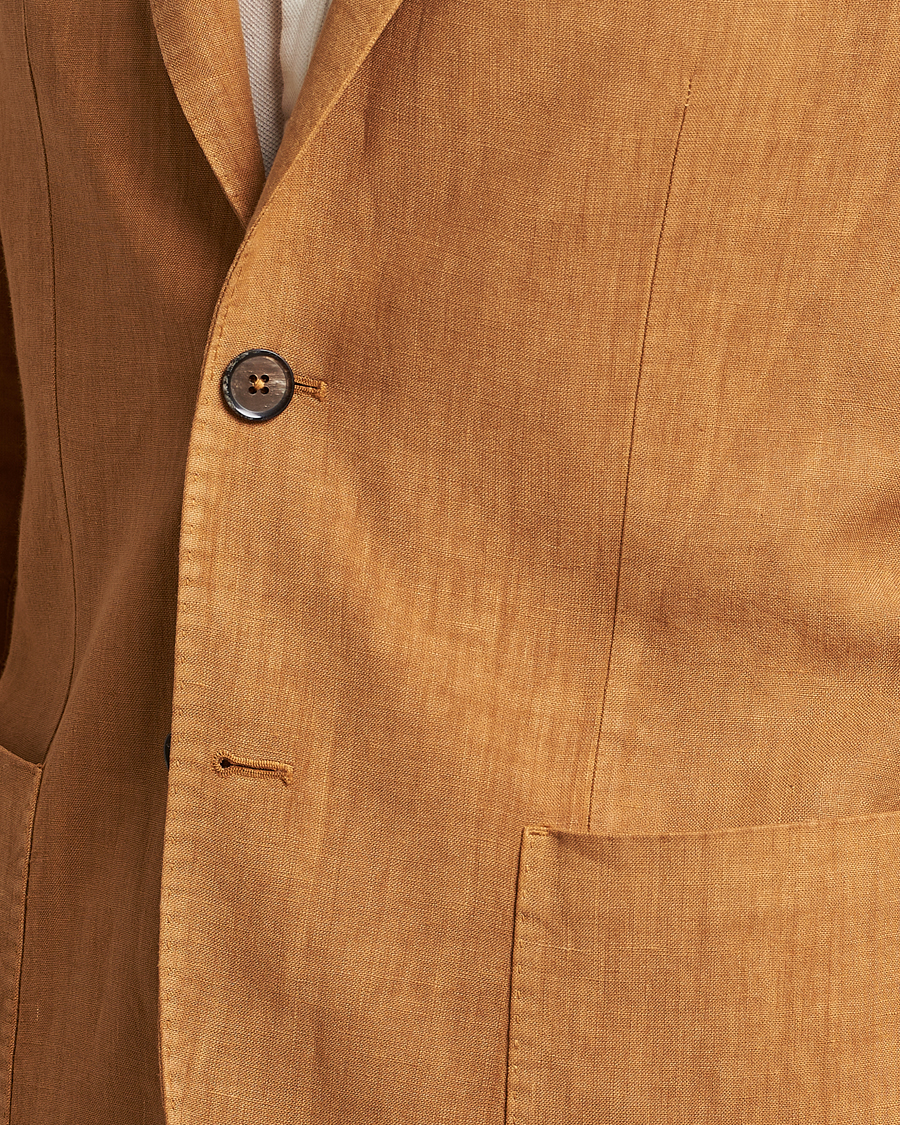 Mies | Pikkutakit | L.B.M. 1911 | Jack Regular Fit Linen Blazer Camel