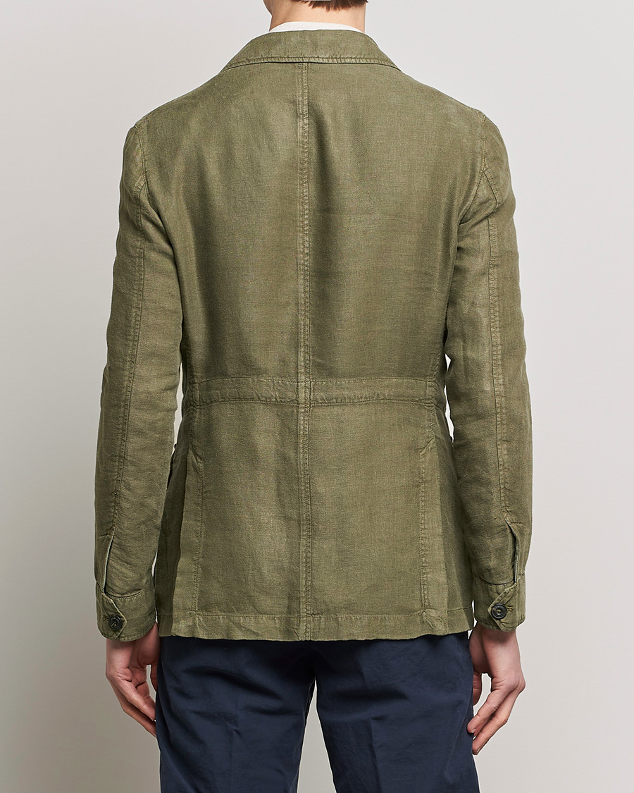 Mies | Pikkutakit | L.B.M. 1911 | Linen Safari Jacket Olive