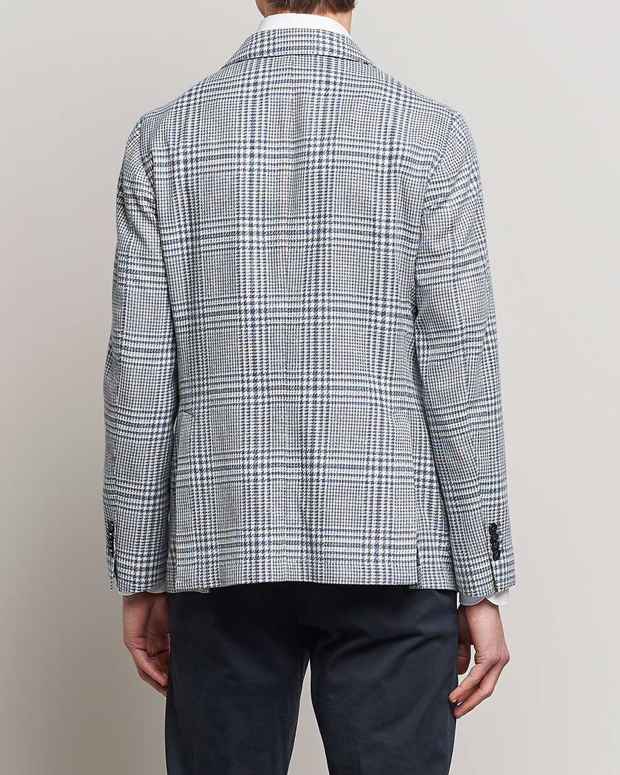 Mies | Pikkutakit | L.B.M. 1911 | Jack Regular Fit Houndstooth Checked Blazer Blue
