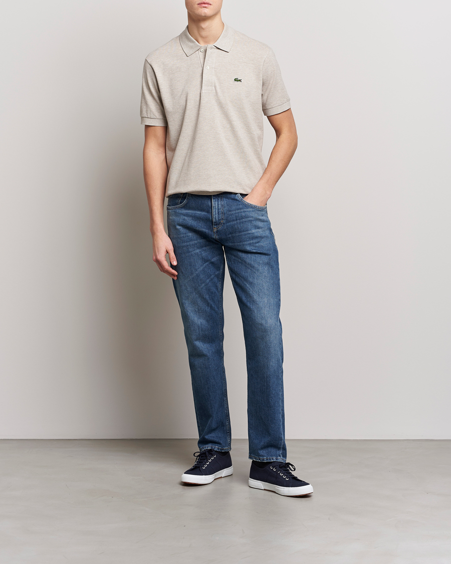 Mies | Pikeet | Lacoste | Original Melange Polo Piké Heather Wicker