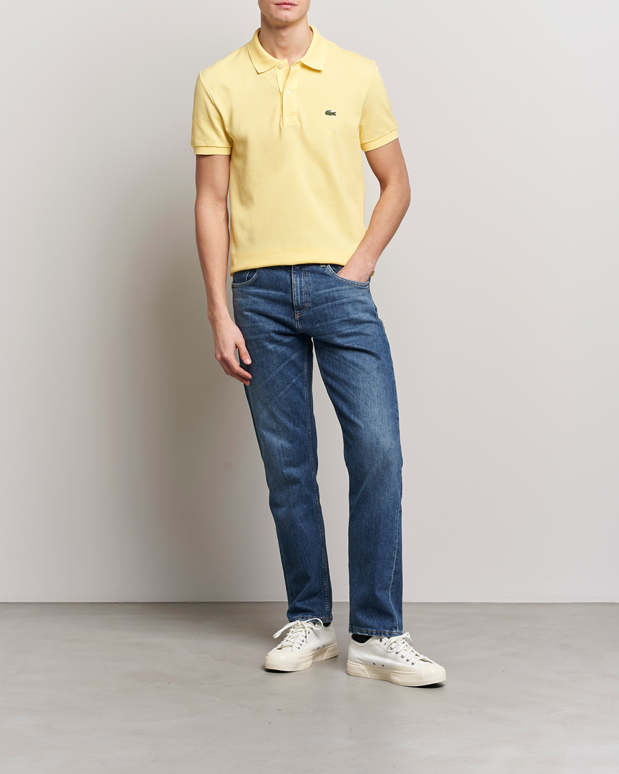 Mies | Pikeet | Lacoste | Slim Fit Polo Piké Yellow